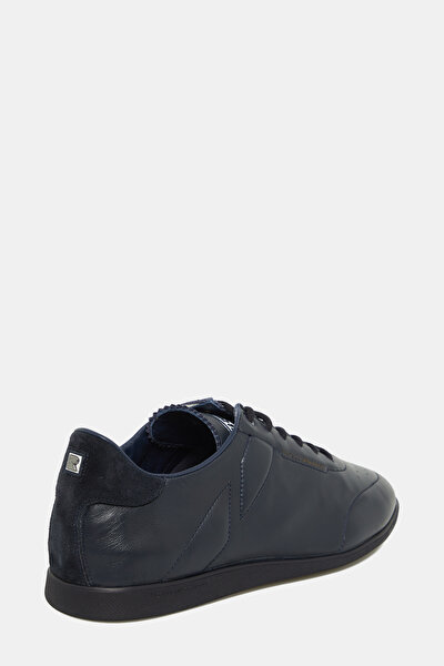 NAVY BLUE LEATHER SHOE 3