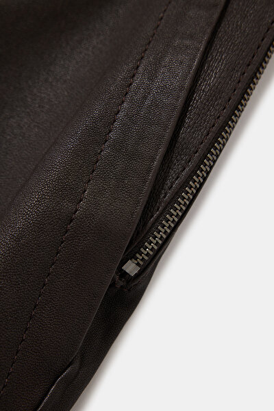 BROWN STRAIGHT CUT TROUSERS 4
