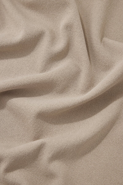BEIGE POLO NECK SHORT SLEEVE TSHIRT 10