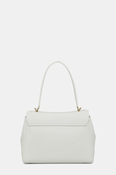 WHITE MONOGRAM LEATHER BAG 4