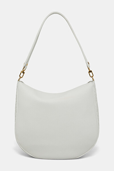 WHITE MONOGRAM LEATHER BAG 4