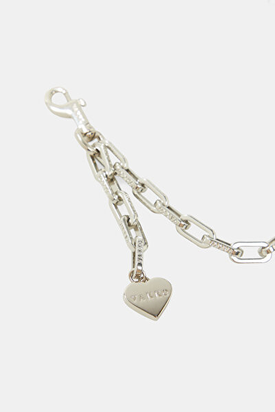 SILVER MONOGRAM BAG ACCESSORY 3