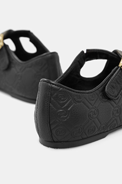 BLACK FLAT SHOES 5