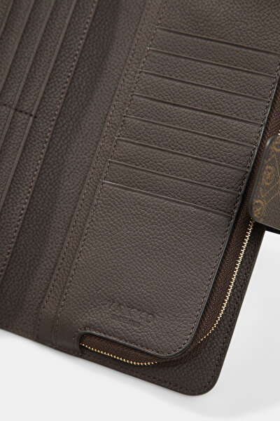 BEIGE MONOGRAM WALLET 5
