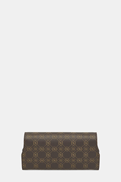 BEIGE MONOGRAM LEATHER WALLET 4