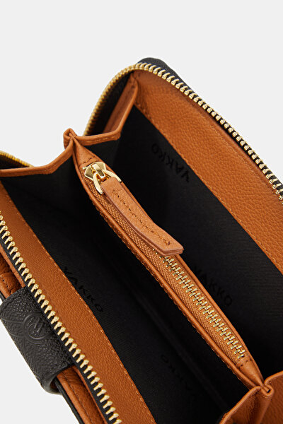 TAN MONOGRAM WALLET 5