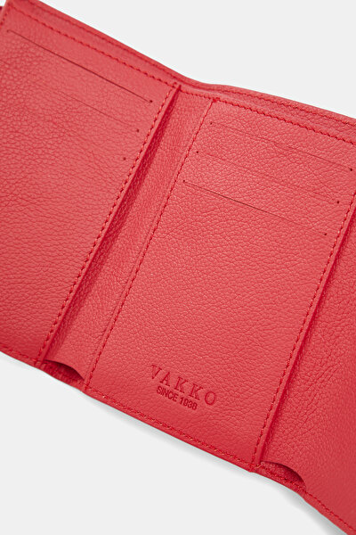 RED MONOGRAM LEATHER WALLET 3