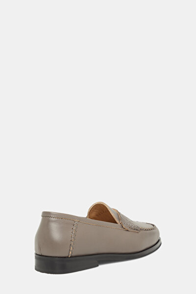 MINK MONOGRAM LEATHER SHOE 3