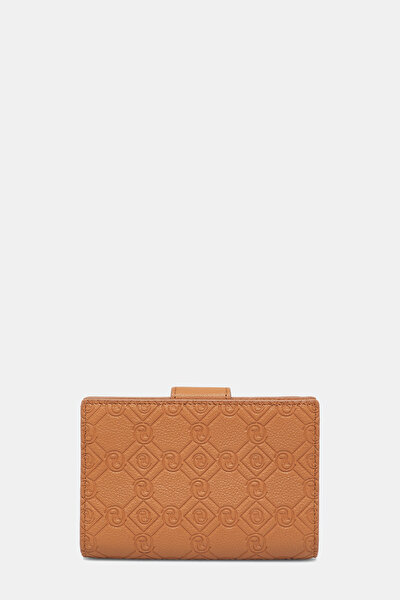 TAN MONOGRAM LEATHER WALLET 3