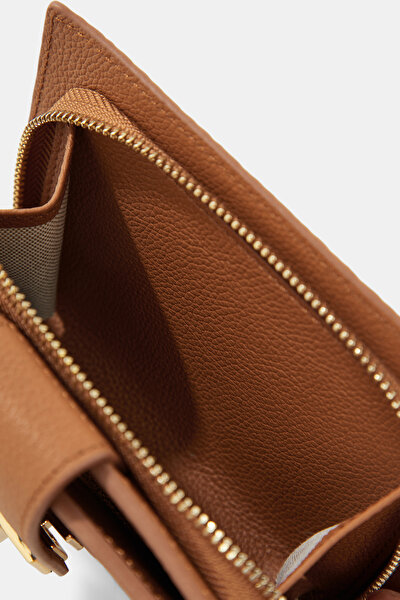 TAN MONOGRAM LEATHER WALLET 5