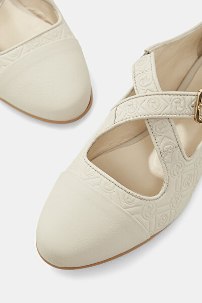 ECRU FLAT SHOES 4