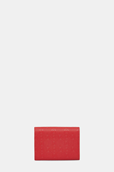 RED MONOGRAM WALLET 3