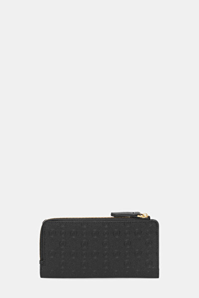 BLACK MONOGRAM WALLET 3