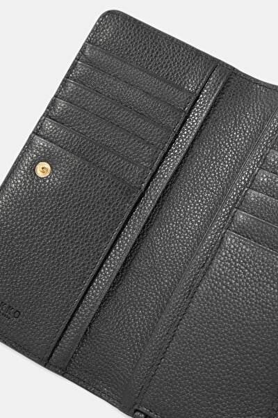 BLACK MONOGRAM WALLET 4