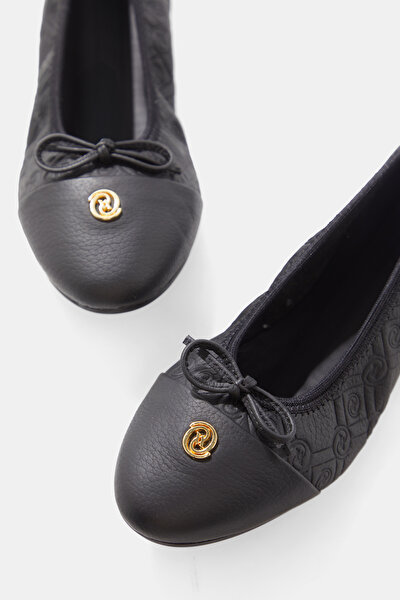BLACK FLAT SHOES 4