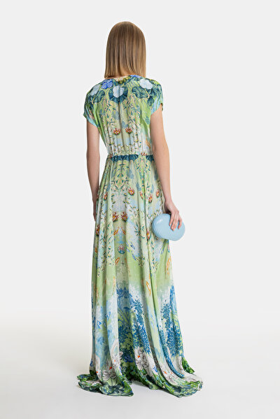 MULTICOLOR SHORT SLEEVE DRESS 3