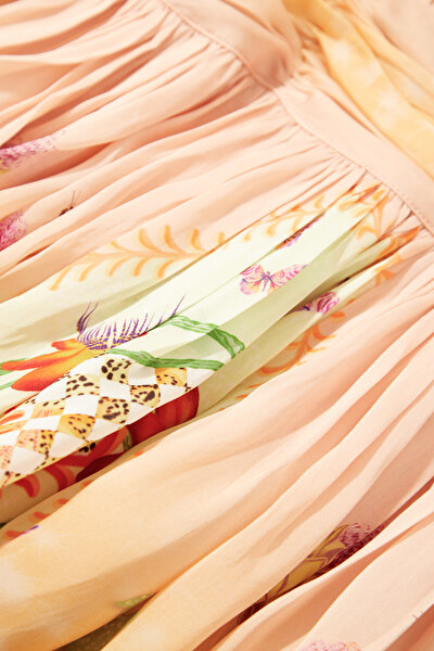 MULTICOLOR SLEEVELESS SUSPENDER DRESS 9