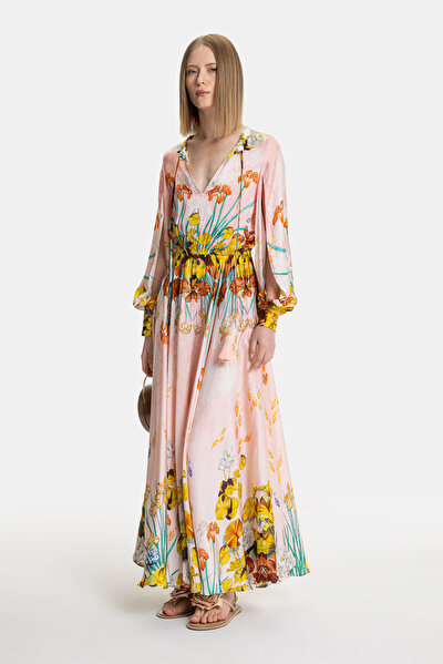 MULTICOLOR LONG SLEEVE DRESS 3