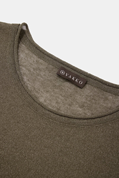 ECRU BASIC / ROUND NECKLINE TRICOT 10