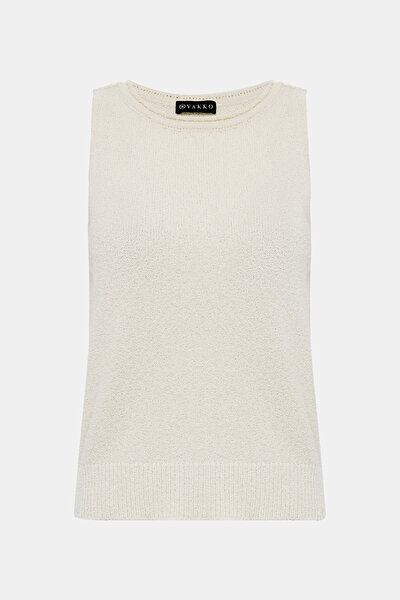 ECRU BASIC / ROUND NECKLINE TRICOT 5