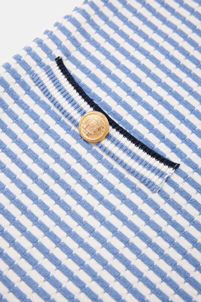 NAVY BLUE SHORT SLEEVE DRESS 9