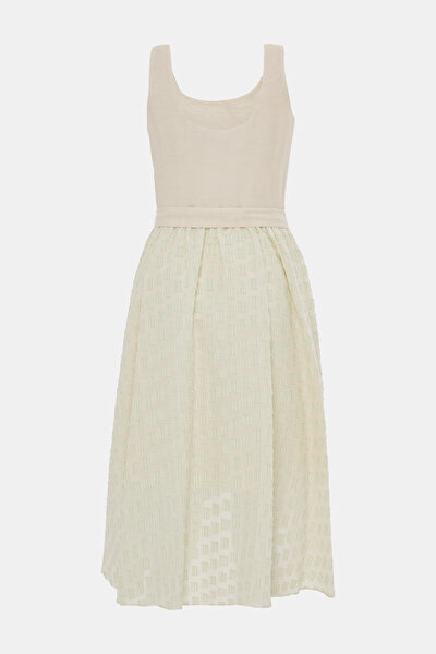 GREEN SLEEVELESS DRESS 8