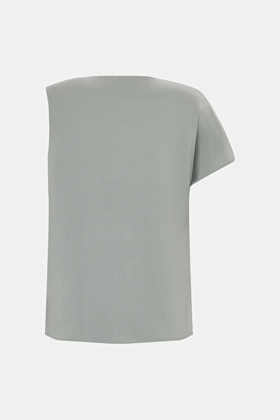 MINT V NECK SHORT SLEEVE BLOUSE 8
