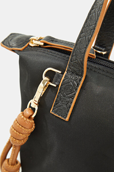 TAN MONOGRAM BAG 5