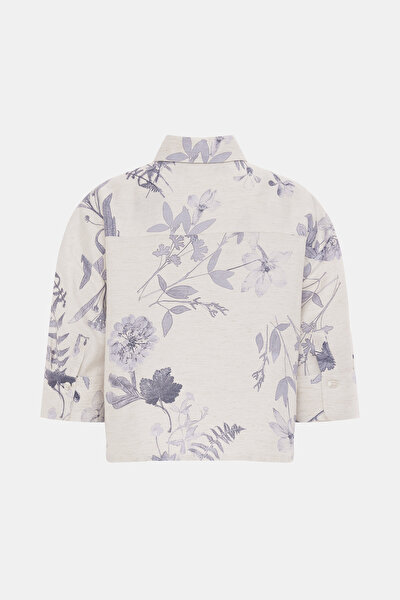 BLUE 3/4 SLEEVES SHIRT 9