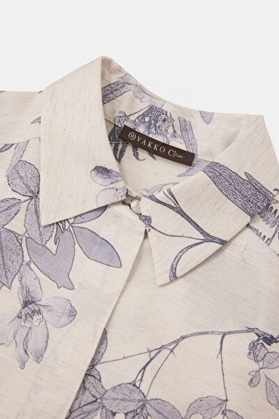 BLUE 3/4 SLEEVES SHIRT 10