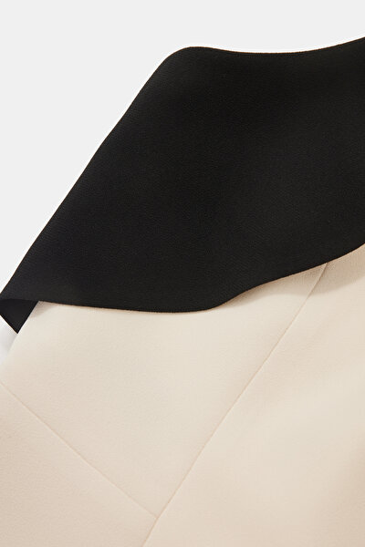 EKRU HALTER YAKA KOLSUZ BLUZ 10