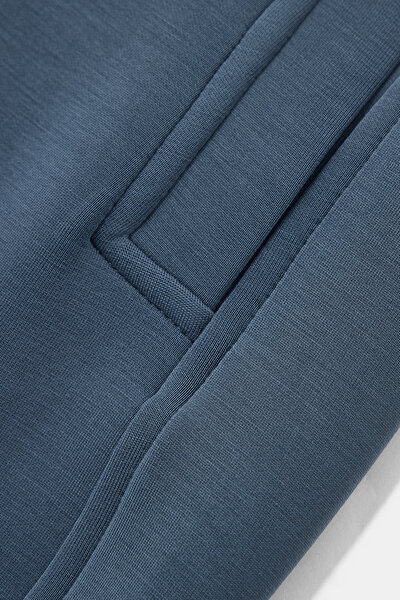 INDIGO STRAIGHT CUT SPORTS TROUSERS 4