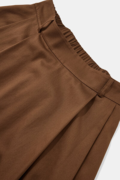 BROWN MIDI SKIRT 3