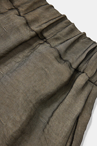 HAKİ BOL PAÇA PANTOLON 4