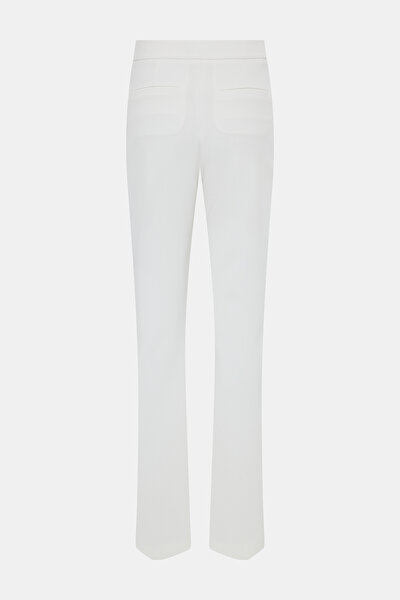 ECRU SKINNY LEG TROUSERS 5