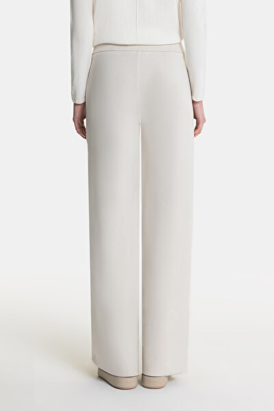 ECRU STRAIGHT CUT SPORTS TROUSERS 3