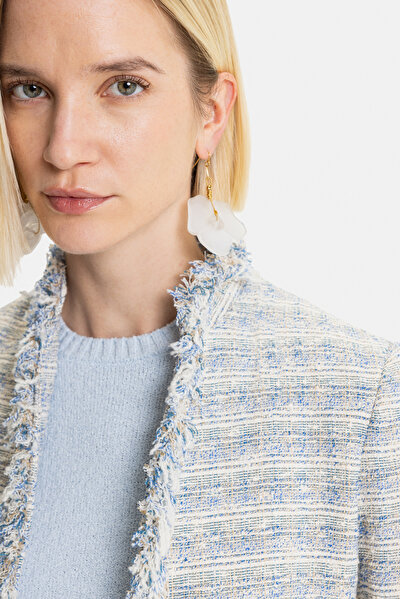 ECRU UPRIGHT COLLAR JACKET 3