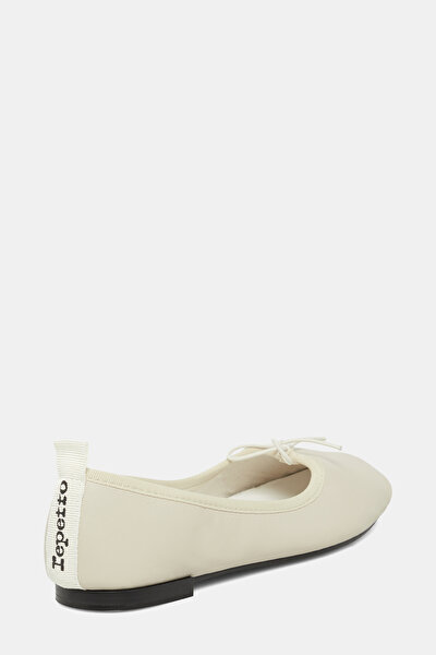 LIGHT CREAM FLAT SHOES 3