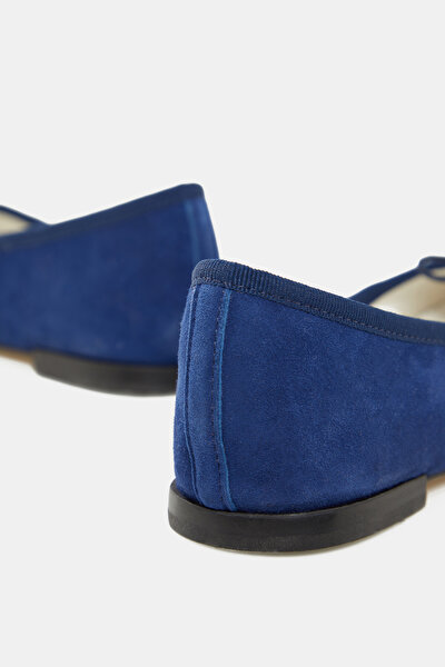 NAVY BLUE FLAT SHOES 5