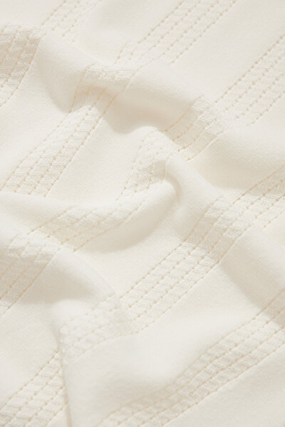 ECRU POLO NECK SHORT SLEEVE TSHIRT 9