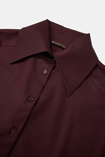 MAROON LONG SLEEVE SHIRT 9