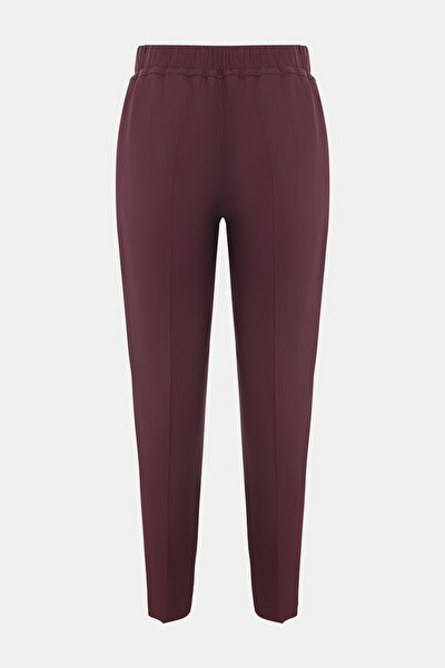 MAROON SKINNY LEG TROUSERS 5