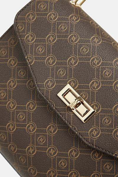 BEIGE MONOGRAM BAG 5