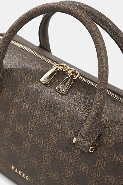 BEIGE MONOGRAM BAG 5