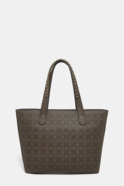BEIGE MONOGRAM BAG 4