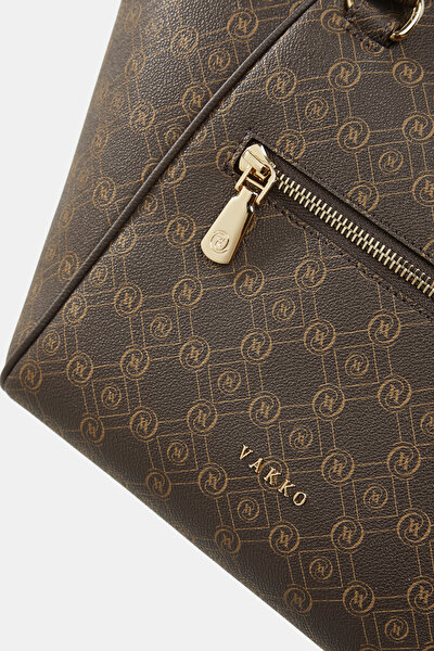 BEIGE MONOGRAM BAG 5