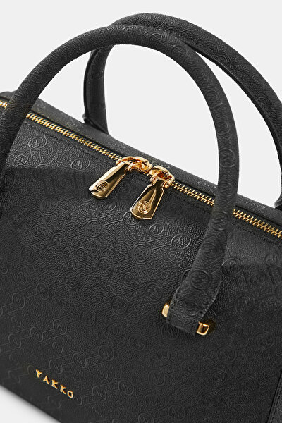 BLACK MONOGRAM BAG 5