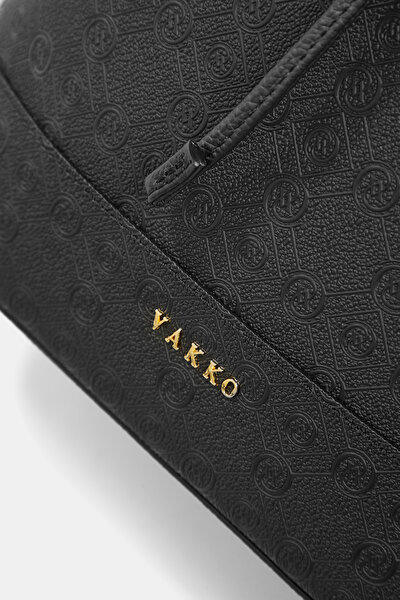 BLACK MONOGRAM BAG 5