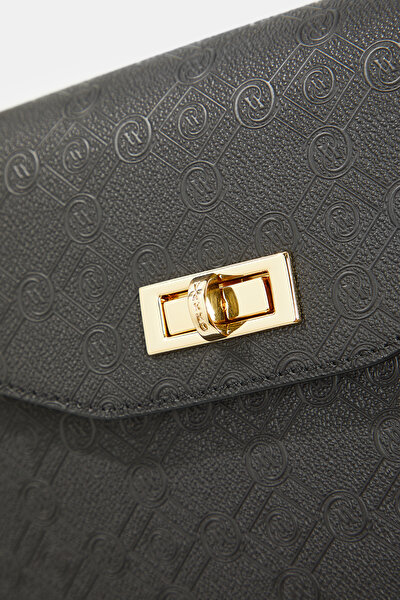 BLACK MONOGRAM BAG 5
