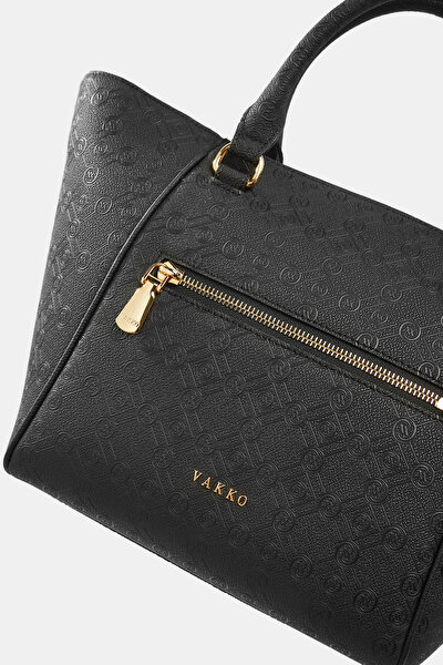 BLACK MONOGRAM BAG 5